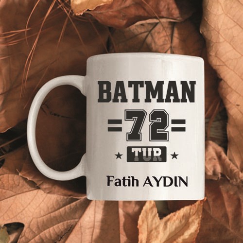 Batman kupa bardak, Batman bardak baskı